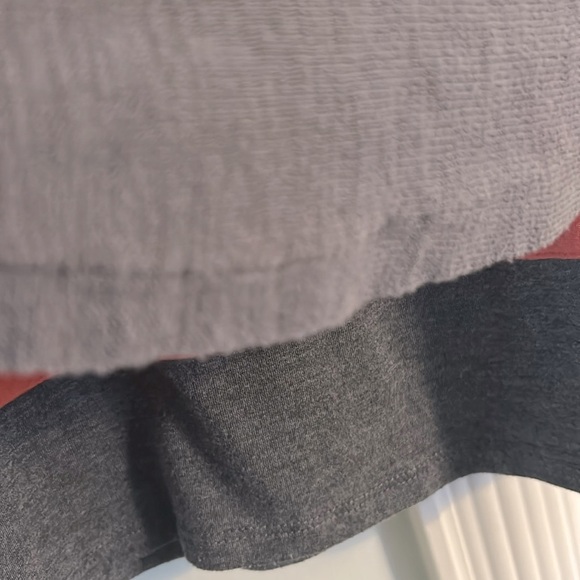 American Eagle Cardigan Size Small  Orange Gray Women's Lightweight Knit Sweater - Picture 9 of 10